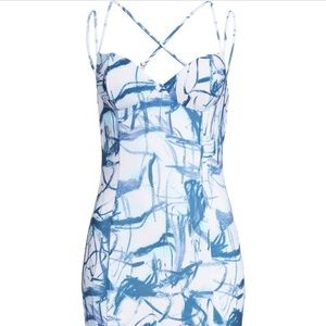 Open edit corset detail stretch dress